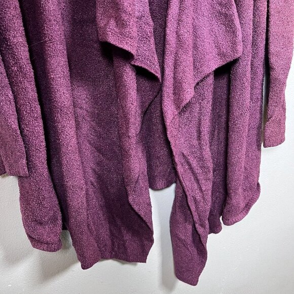 Barefoot Dreams CozyChic Lite Island Wrap Sweater Purple Size L/XL - Picture 4 of 10